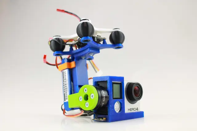 GoPro 2 axis Brushless Gimbal — modelo 3D