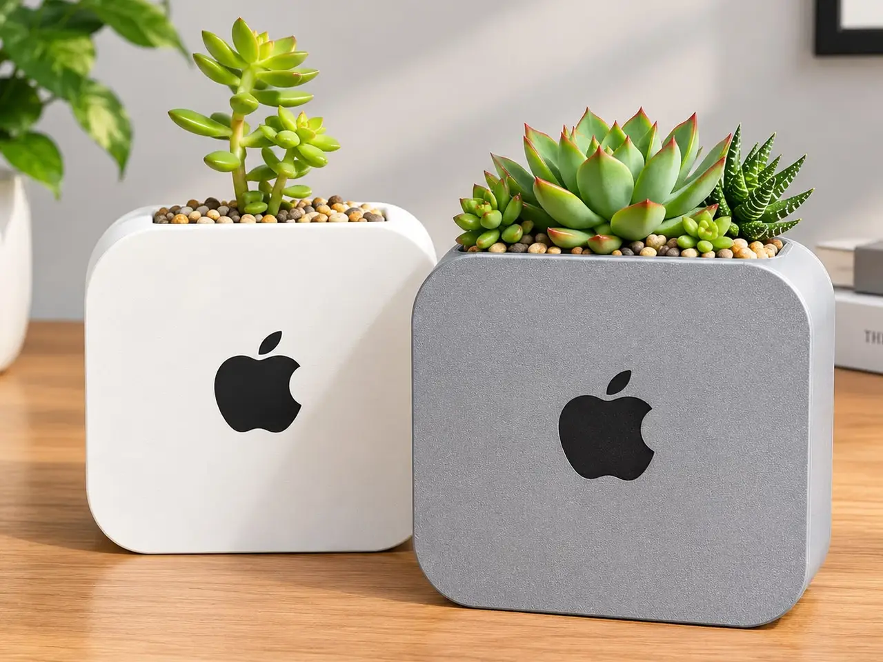 Mac Mini Desktop Planter — M4 Succulent Pot — modelo 3D