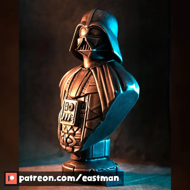 Darth Vader bust (fan art) — modelo 3D