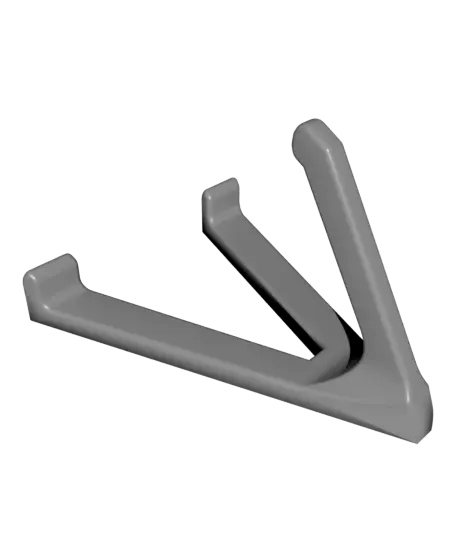 Thin Desktop Phone Stand – Minimal & Support-Free — modelo 3D
