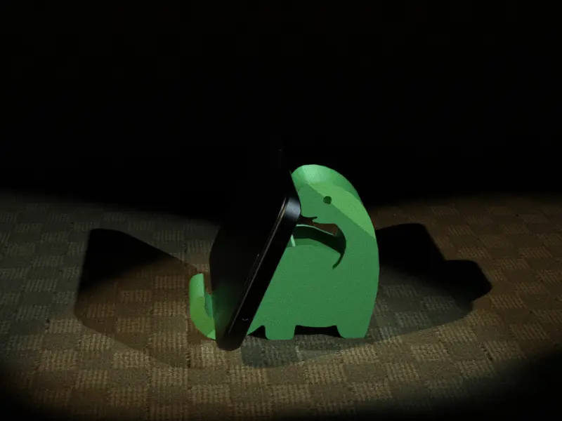 Dinosaur Cell Phone Stand — modelo 3D