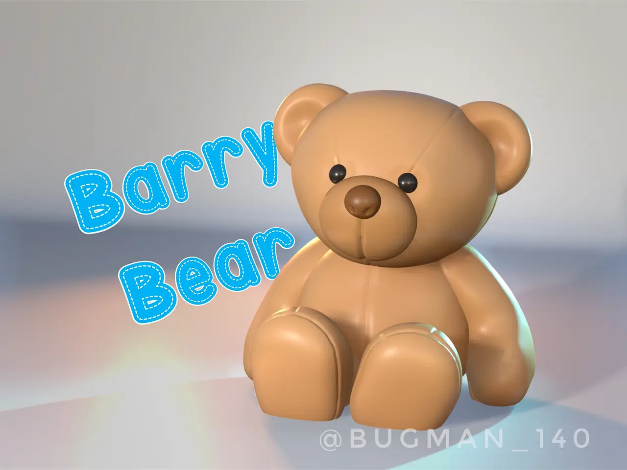Barry Bear — modelo 3D