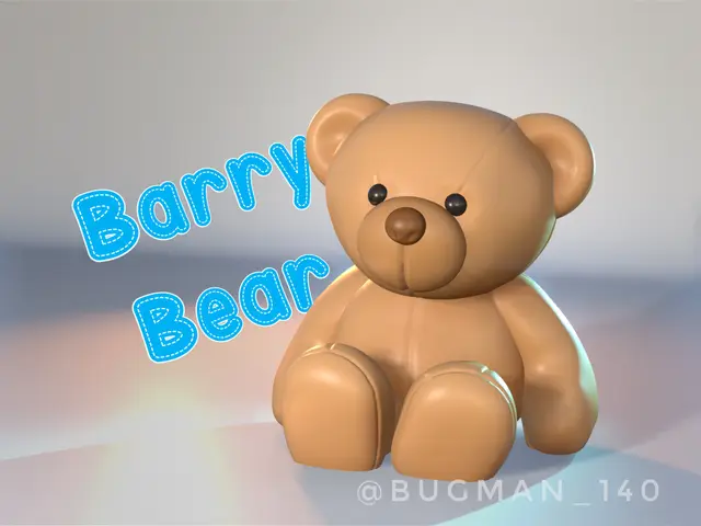 Barry Bear — modelo 3D