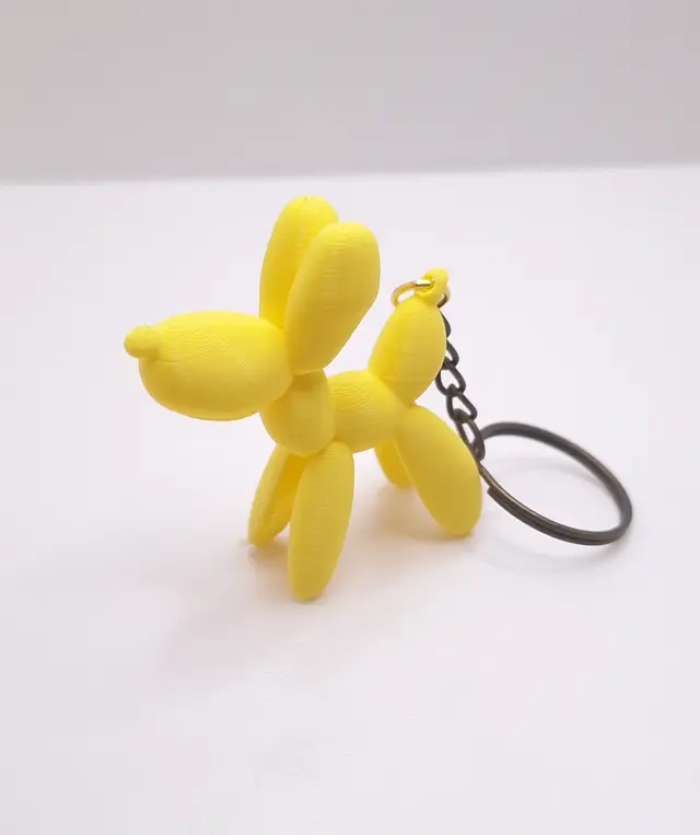 Balloon Dog Keychain — modelo 3D