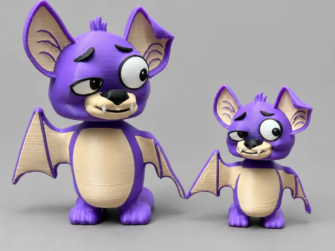Tipsy Bat – Poseable Head, Big Personality — modelo 3D