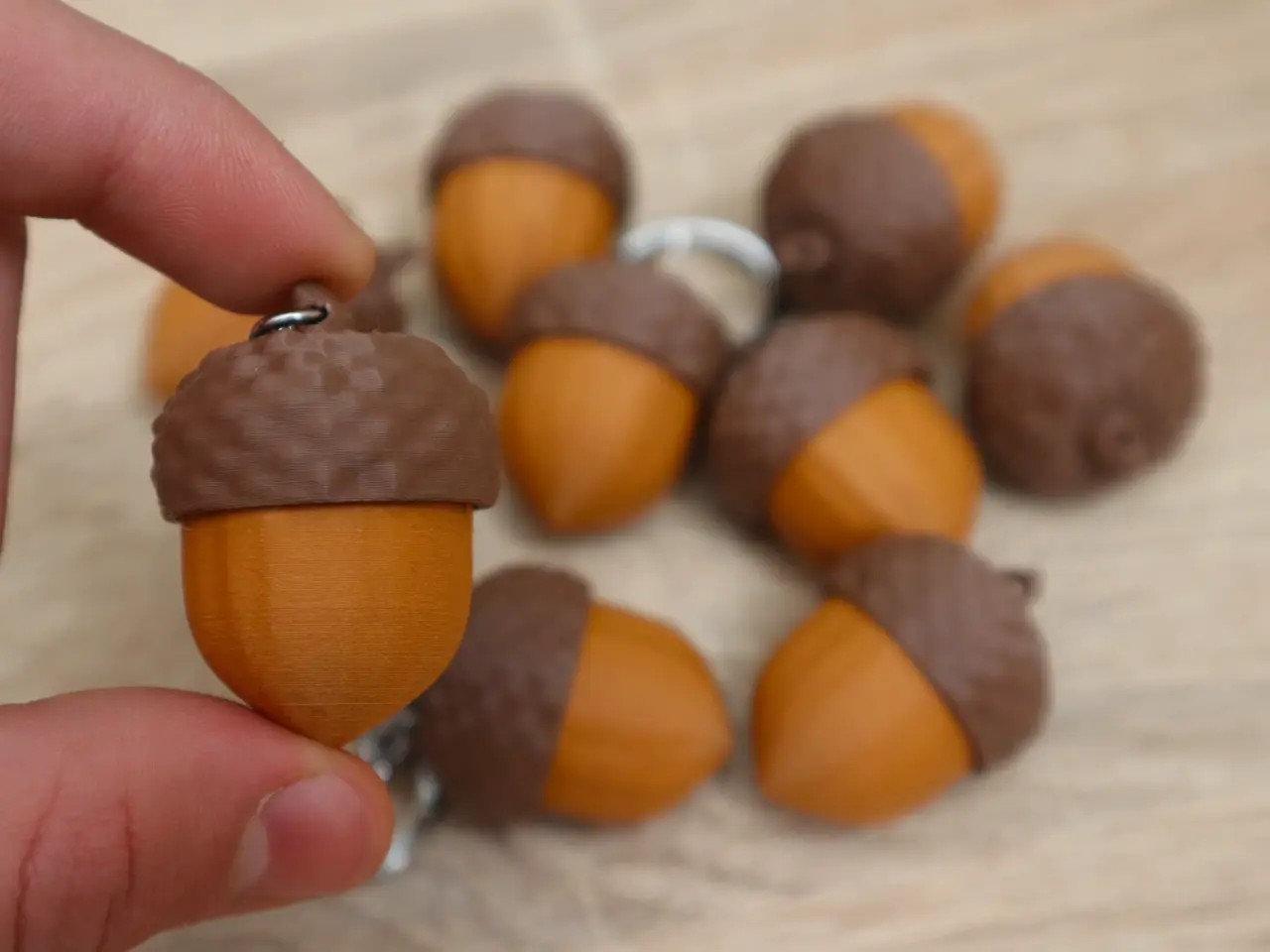 Acorn clicker — modelo 3D