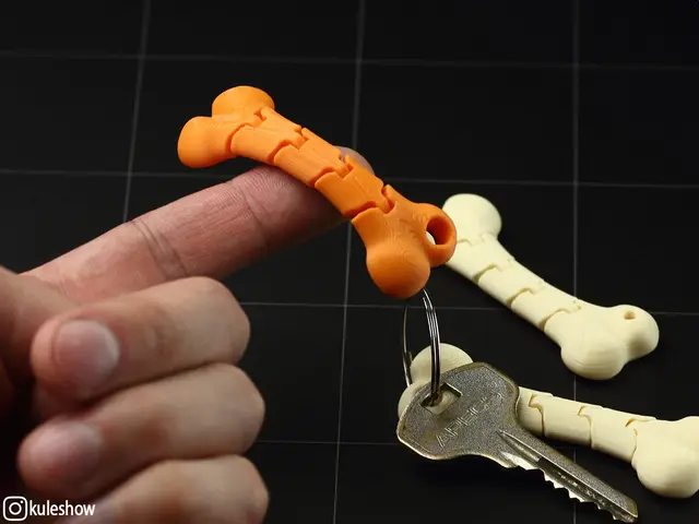 Flexible Bone keychain — modelo 3D