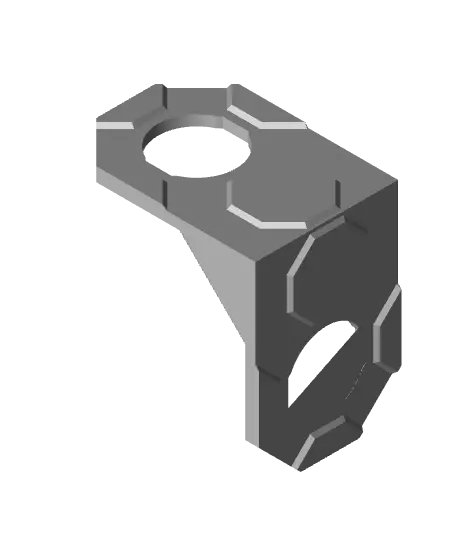 Type 1, Big Thread Holes, 2x2 Inside Bracket — modelo 3D