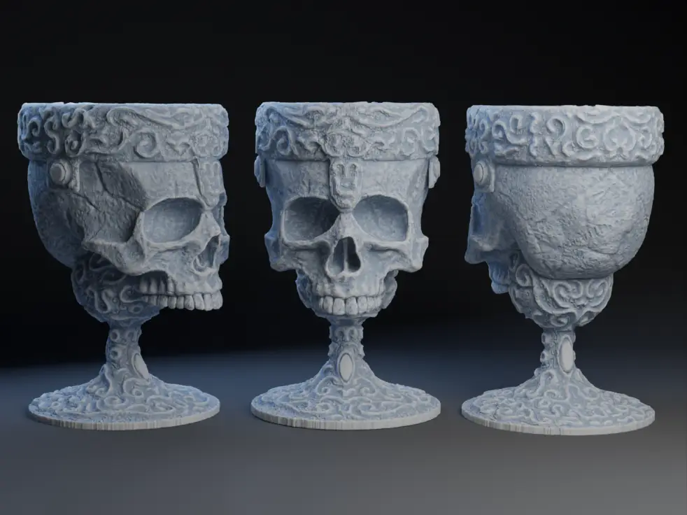Skull Cup — modelo 3D