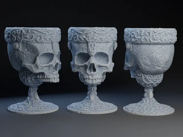 Skull Cup — modelo 3D