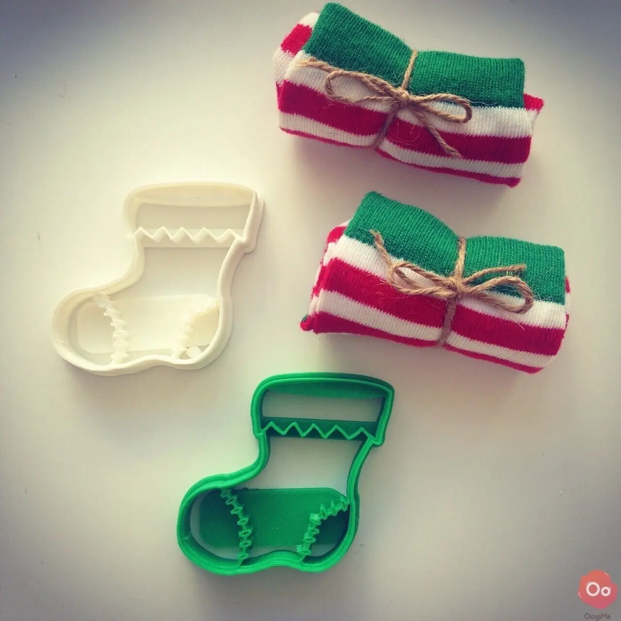 Christmas Sock Cookie Cutter — modelo 3D