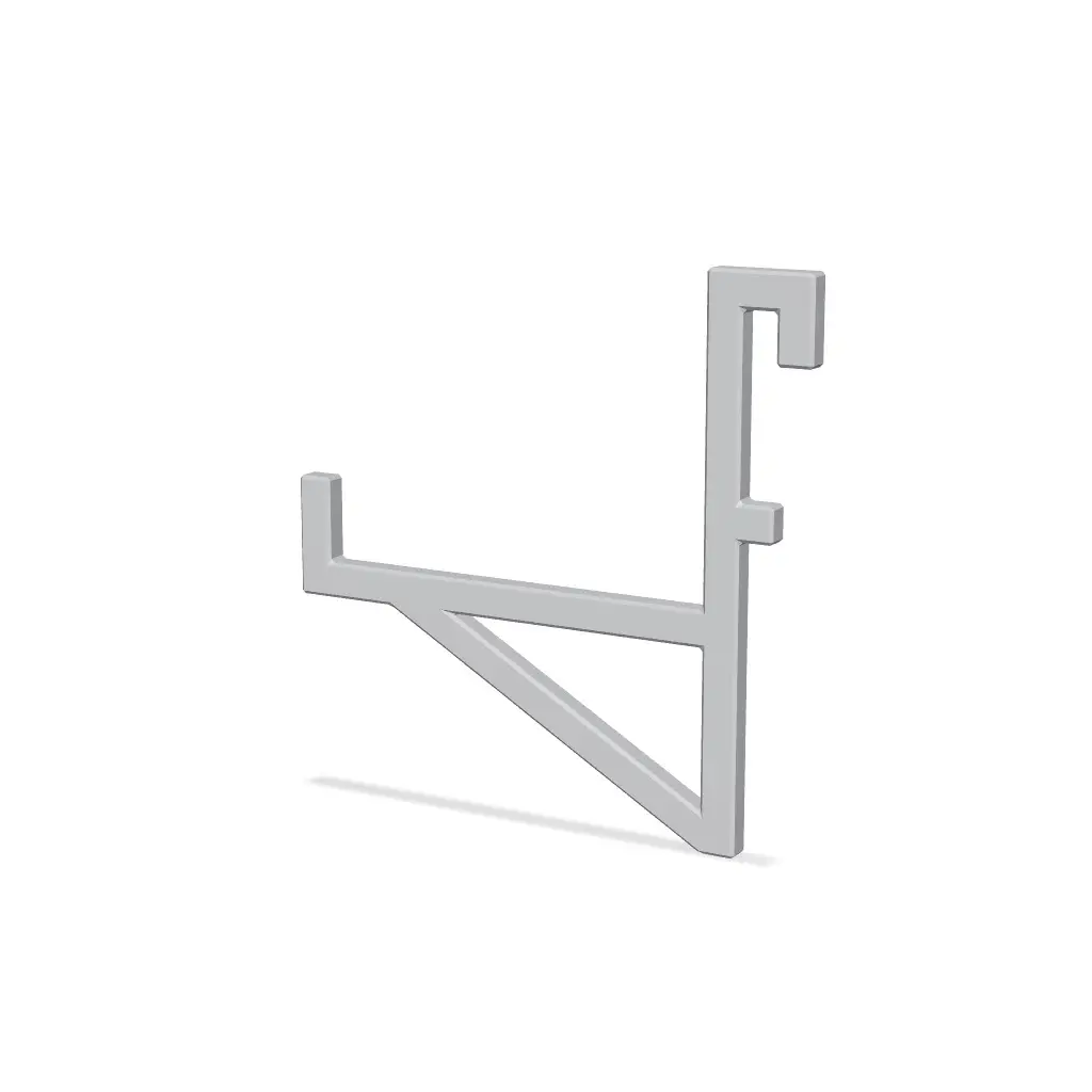Simple IKEA SKADIS Pegboard Hook — modelo 3D
