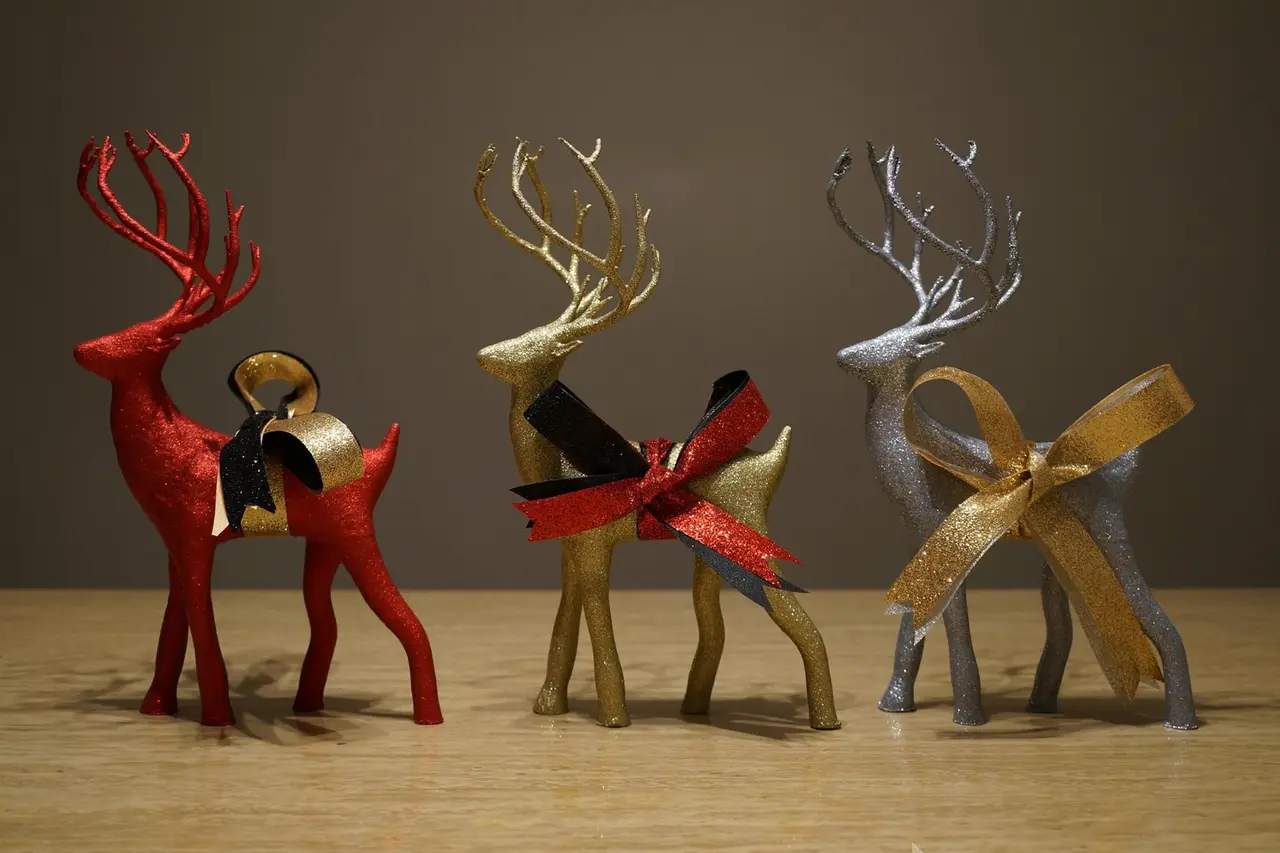Holiday Christmas Deer — modelo 3D