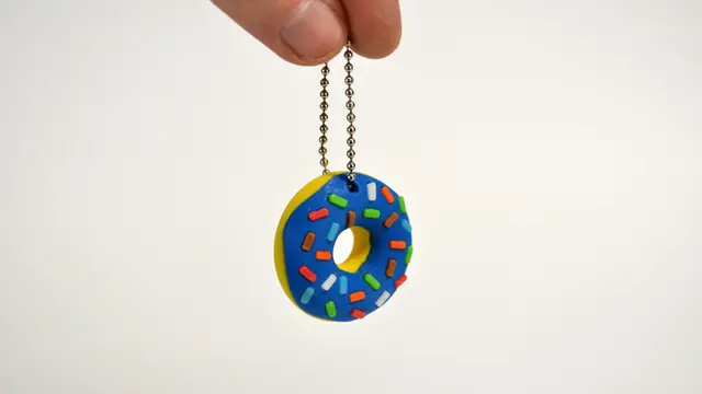 Donut Keychain — modelo 3D