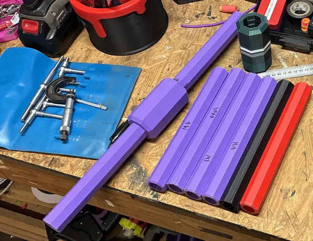Vertically printed Woose barrels — modelo 3D