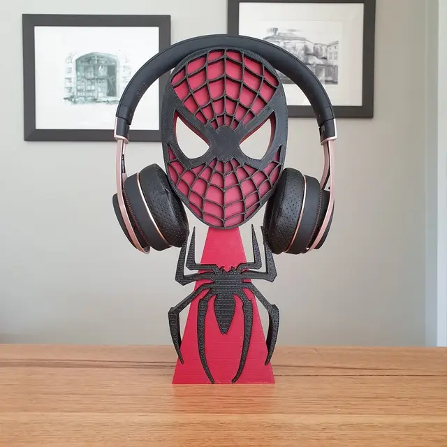 Spiderman Headphones Stand — modelo 3D