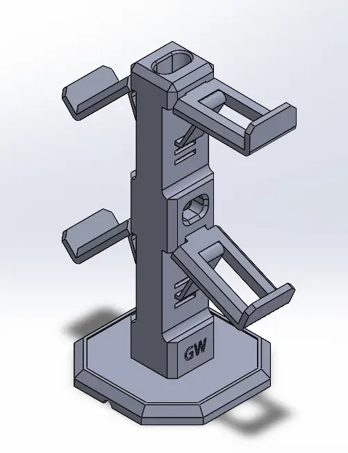 Controller and headset holder — modelo 3D