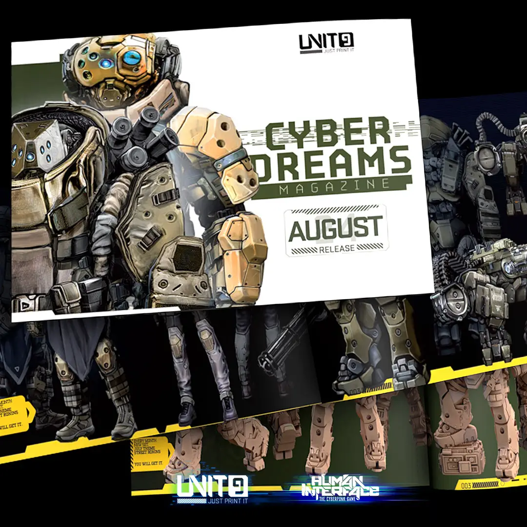 Cyber Dreams Magazine August2024 — modelo 3D