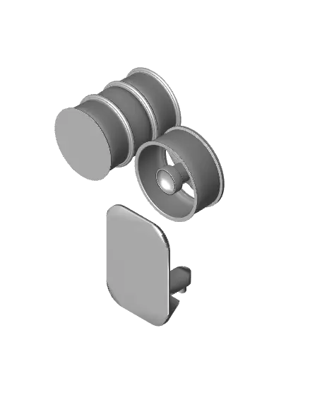 FREE KnP Inspired Wheel Pen Holder — modelo 3D