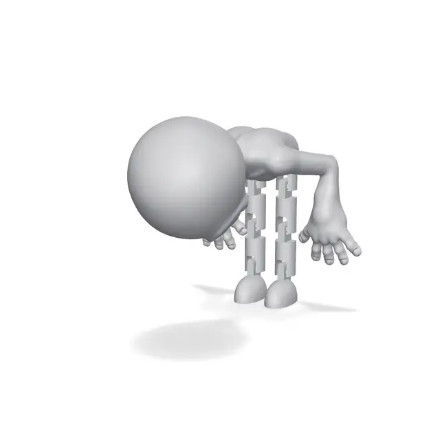 Little Grey Alien | Halloween Shelf Sitter — modelo 3D