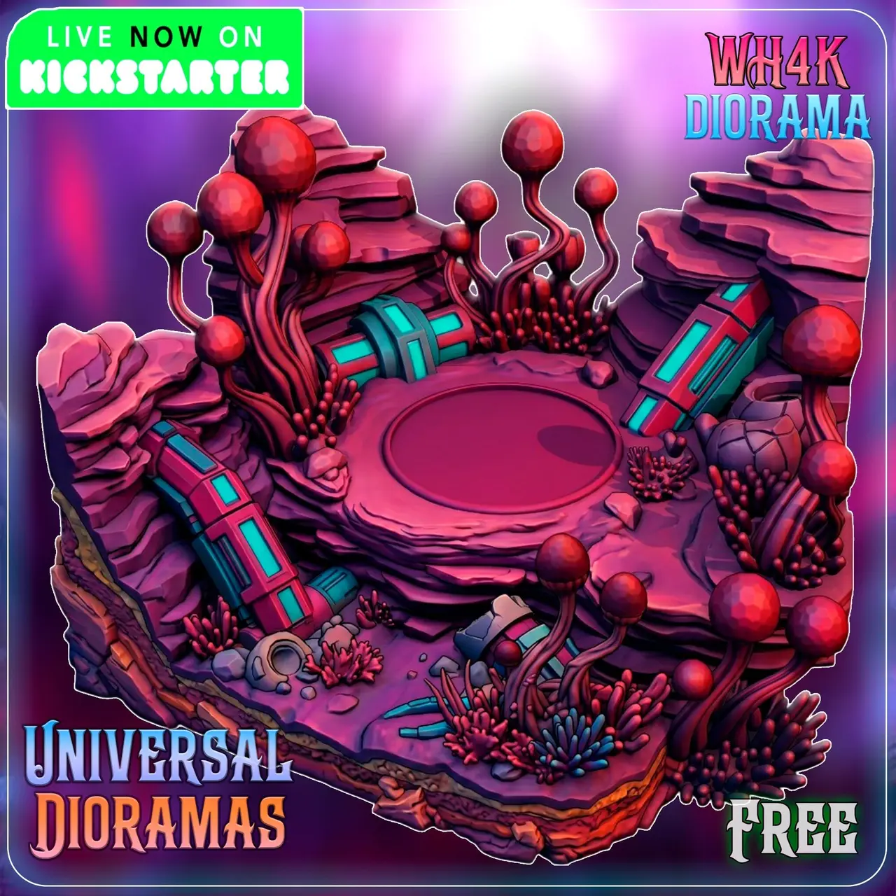FREE 3D Printable Quantum Expanse Diorama – 40 Universal Dioramas 16 — modelo 3D