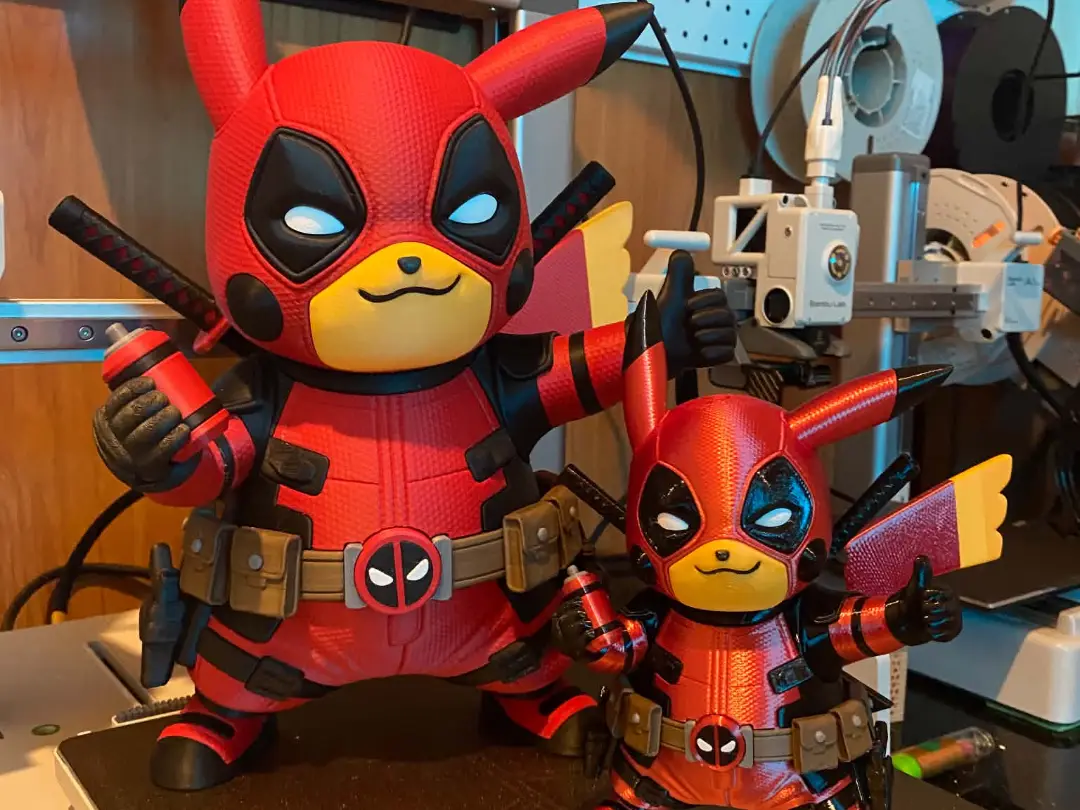 Pika_Pool – Pikachu x Deadpool — modelo 3D