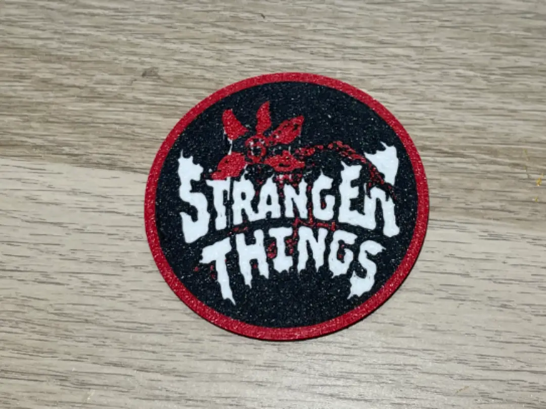 posavasos stranher things 2 — modelo 3D
