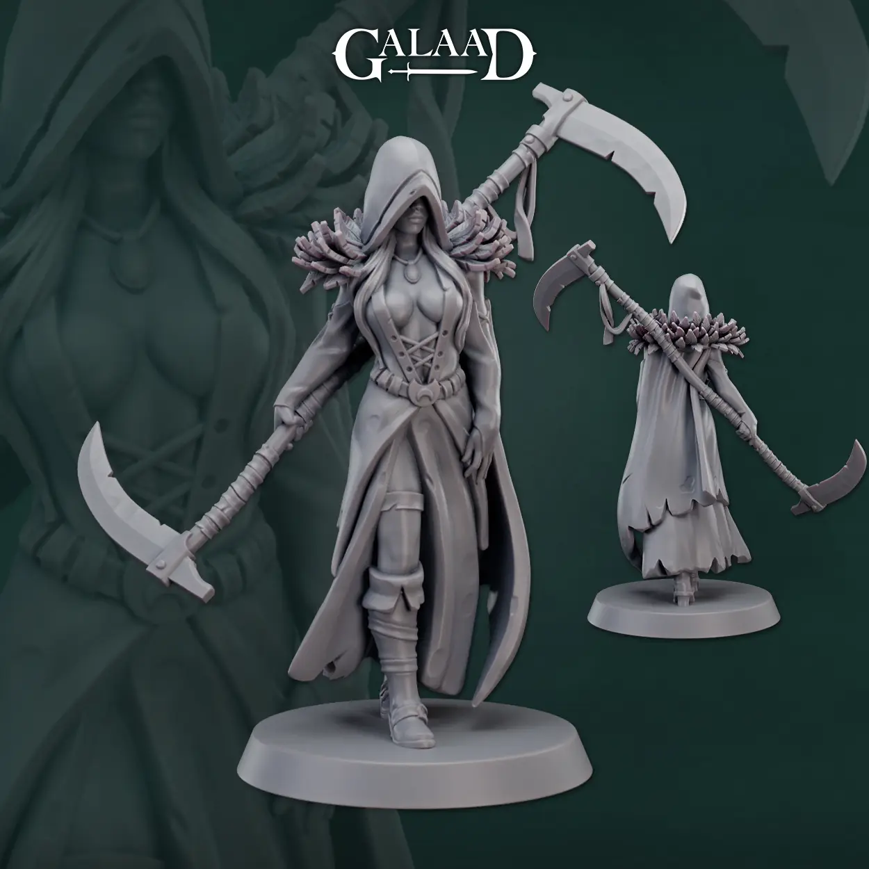 Female reaper cultist — modelo 3D