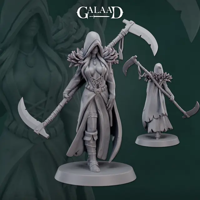 Female reaper cultist — modelo 3D