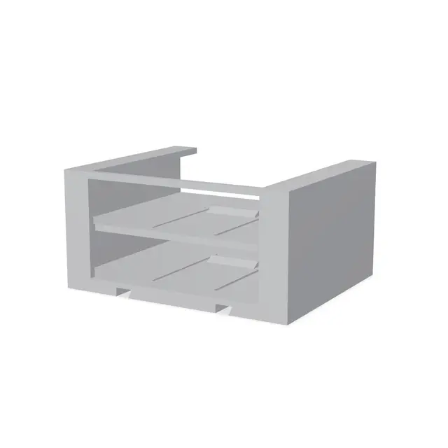 SKÅDIS rack for 2x UGREEN 2.5in USB-C SSD cases — modelo 3D
