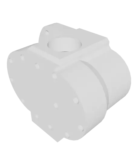 External Gear Pump — modelo 3D