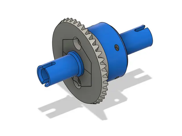 OpenRC 1:10 RC Differential redesigned — modelo 3D