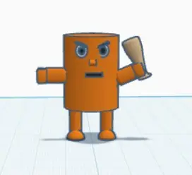 Mad Tung Tung Tung Sahur — modelo 3D