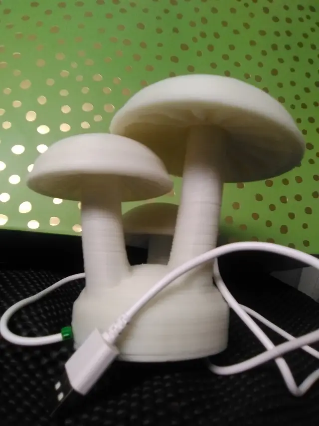 Glowing Mushrooms Lamp! — modelo 3D