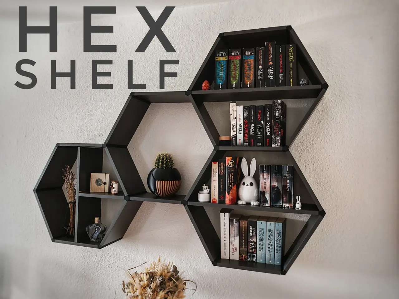 Hex Shelf – Modular Wall System — modelo 3D