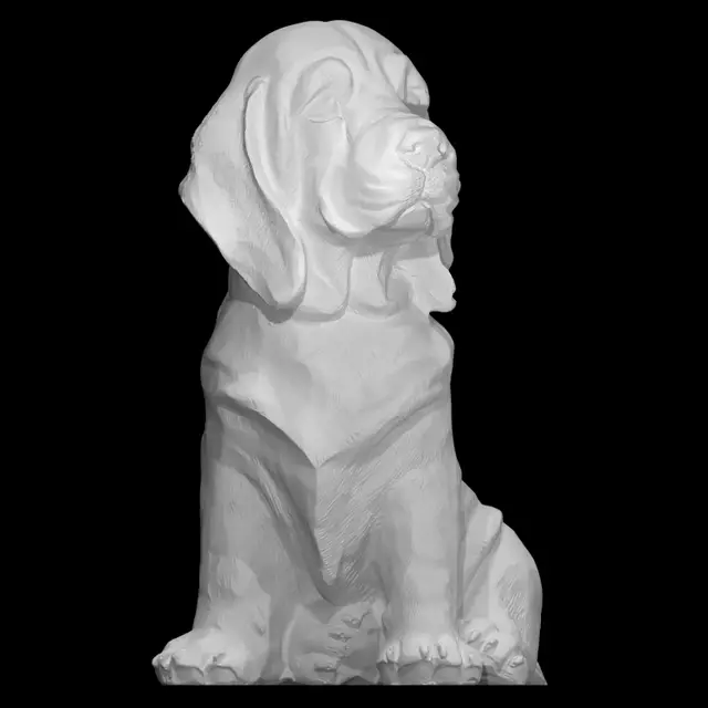 Dog Statuette — modelo 3D