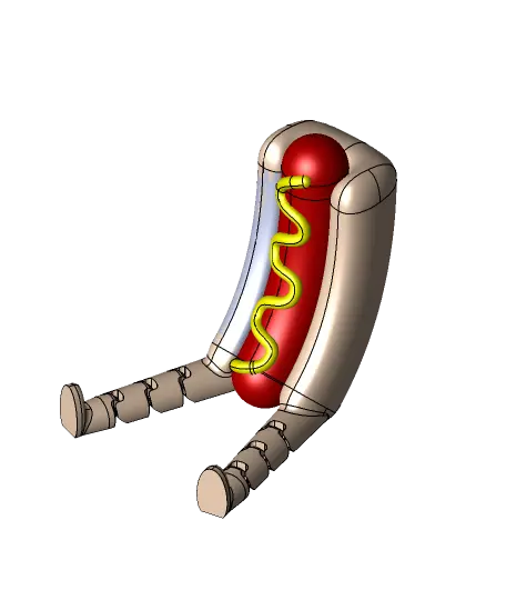 Hot Dog Man — modelo 3D