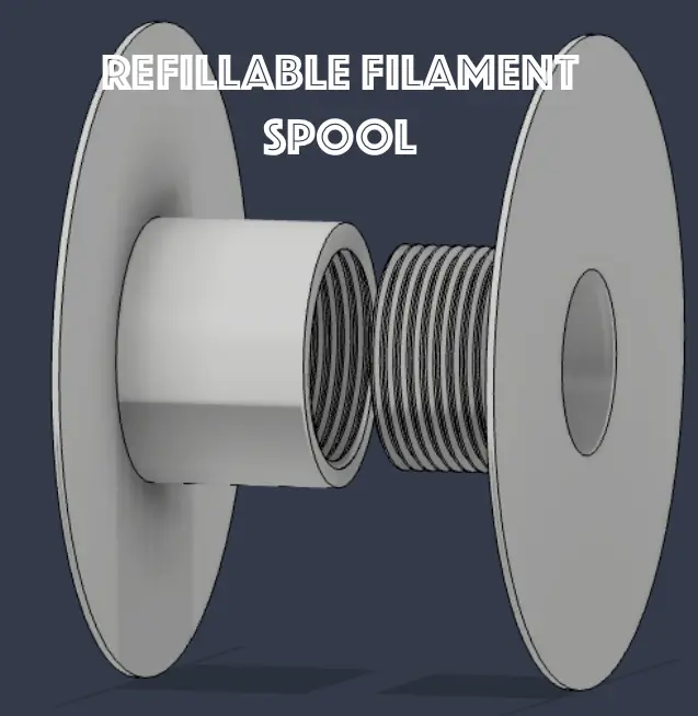 Refillable Filament Spool — modelo 3D