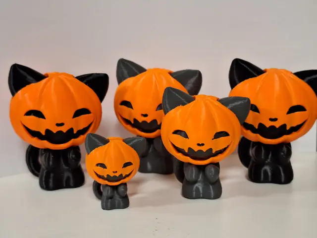 Pumpkin Cat v2.0 — modelo 3D