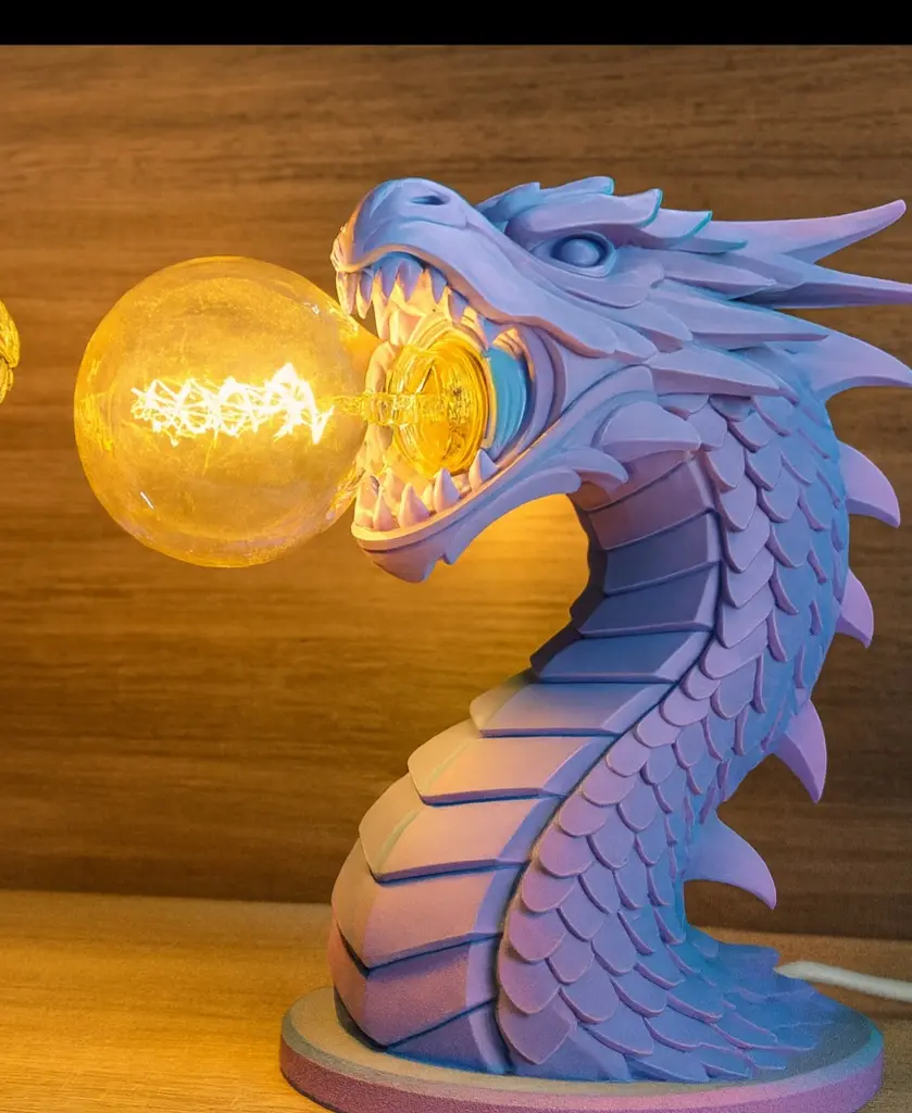 Dragon’s Breath Lamp & Statue — modelo 3D