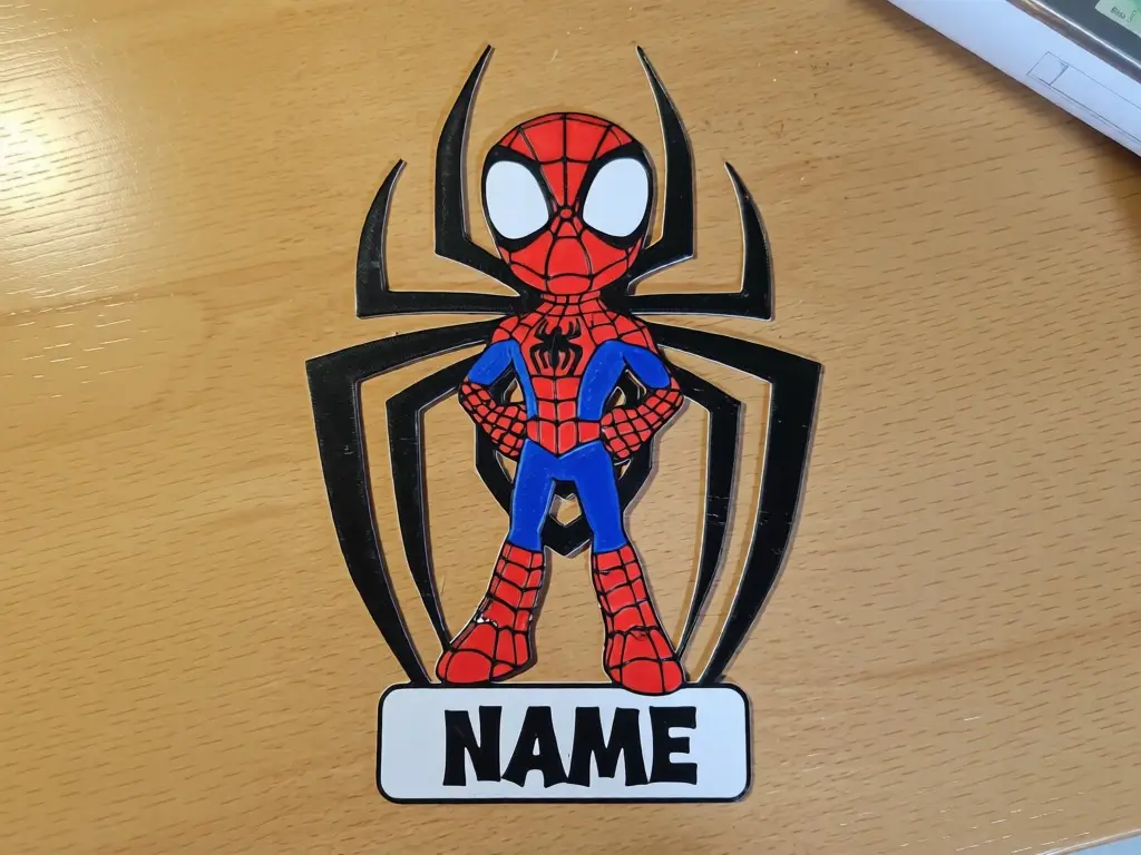 Spiderman 5 - tu nombre — modelo 3D