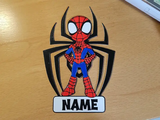 Spiderman 5 - tu nombre — modelo 3D