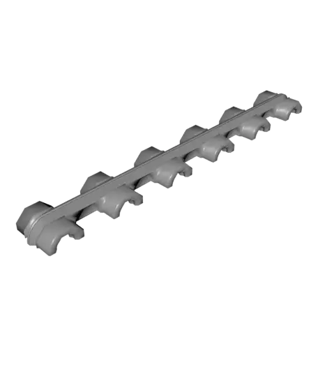 6 MU Fix Point Bolt-Locked Insert - Rail — modelo 3D