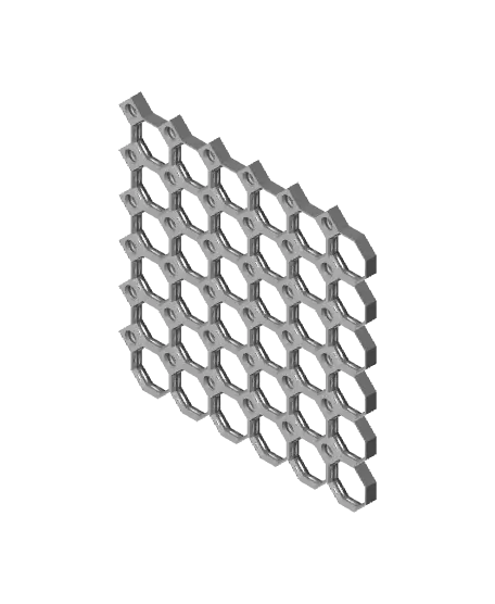 6x6 MU - Center Grid Interfitted - MultiBoard Octagon Plate — modelo 3D