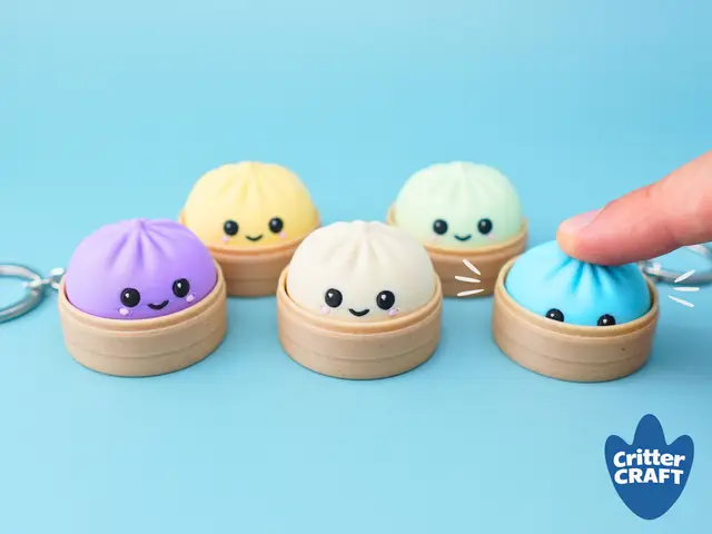 Mini Dumpling Clicker Fidget Toy — modelo 3D