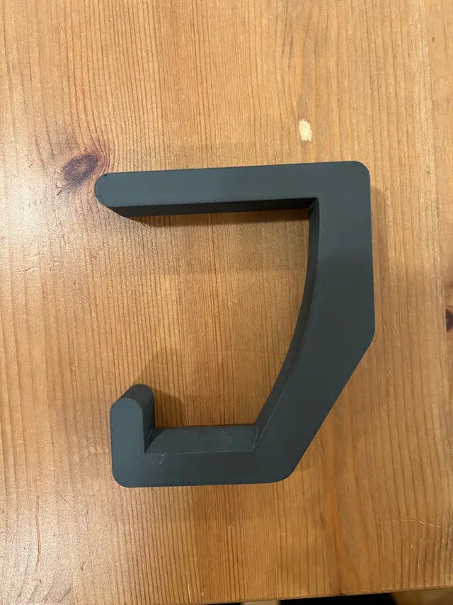 StrongArm: A Table & Desk holder (hook) for bags and purses and headphones — modelo 3D