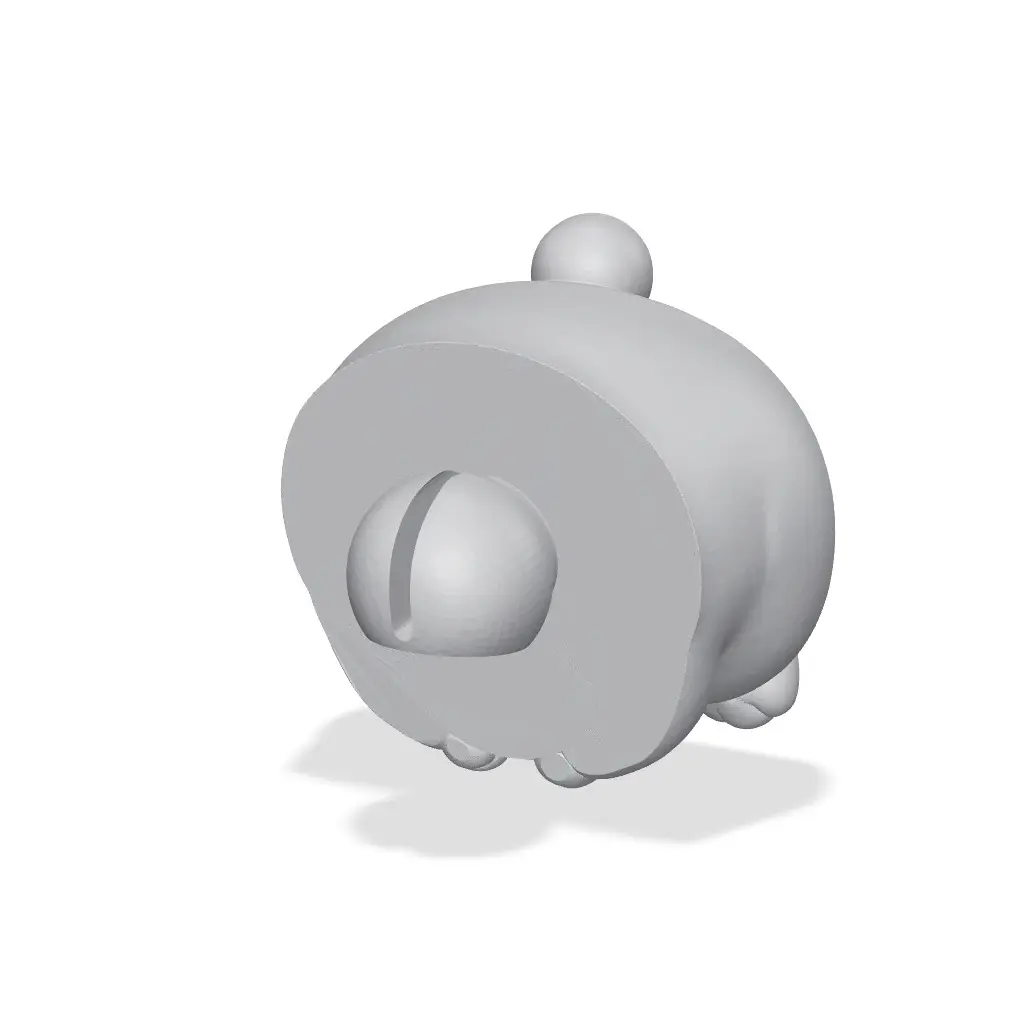 Critter Companion - Button the Hamster — modelo 3D