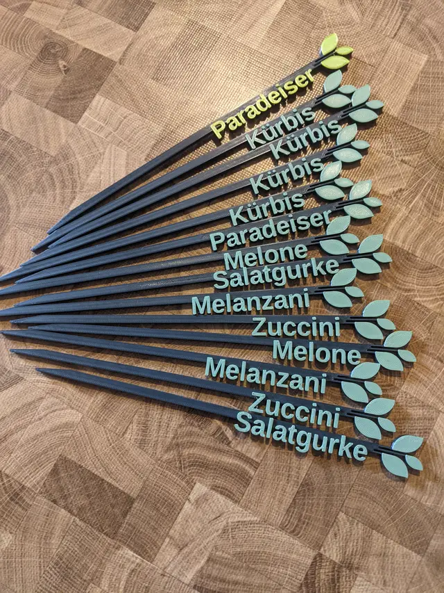 Stylish Plant Labels — modelo 3D