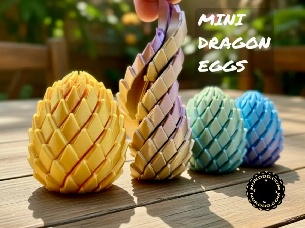 Twisty Mini Dragon Egg Fidget — modelo 3D