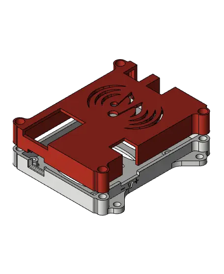 Louder ESP32 s3 Ethernet Case — modelo 3D